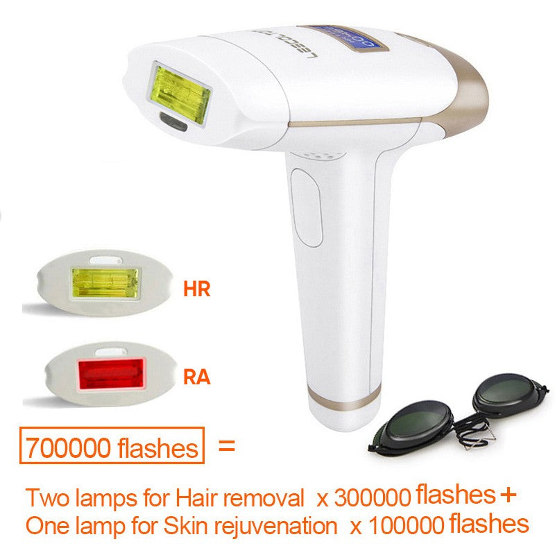 Lescolton 2in1 IPL depiladora cabello pantalla LCD máquina T009i láser permanente Bikini Trimmer eléctrico depilador un láser