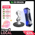 Escáner 3D Creality CR-Scan Raptor Escáner 3D de consumo azul y NIR de múltiples líneas Escáner a todo color de 24 bits Escaneo de hasta 60 FPS