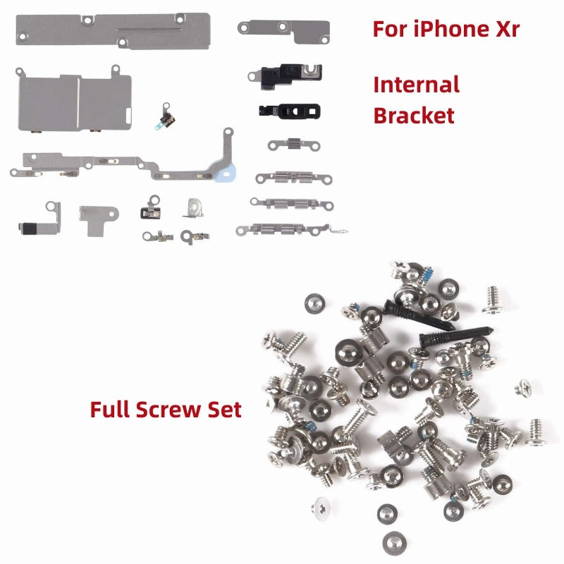 Piezas de repuesto de soporte interno y juego completo de tornillos para iPhone 7 7Plus 8 8Plus X XR XSMAX 11 11PRO MAX 12 12PRO MAX 12Mini