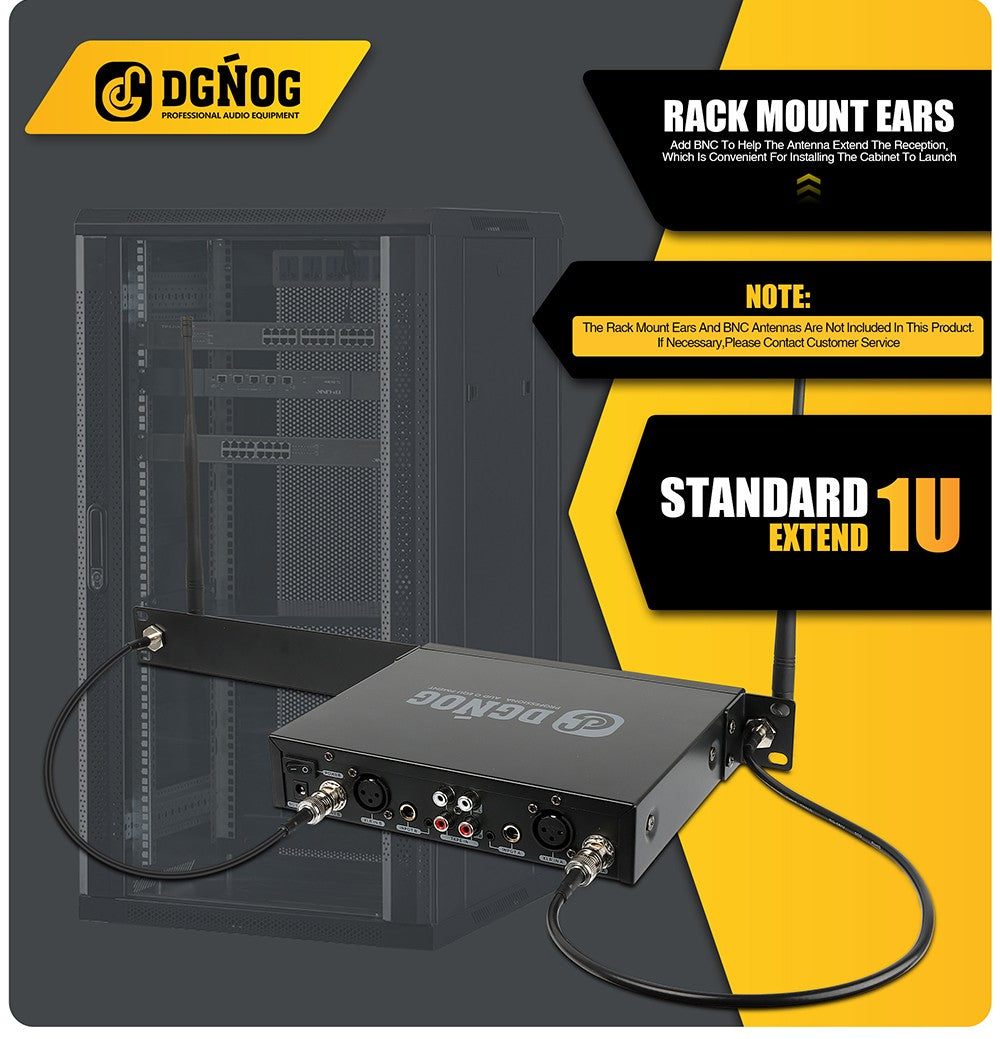 Piezas de sistema IEM inalámbrico PSM400, montaje en Rack, orejas y antenas BNC