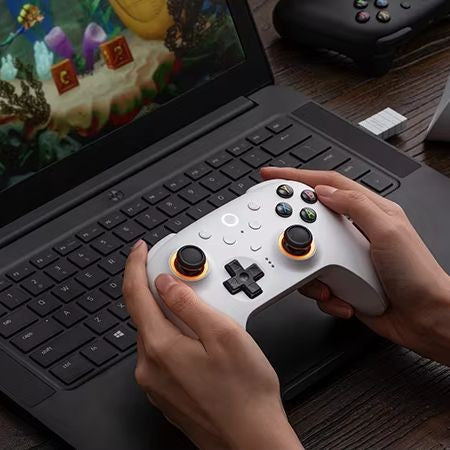 Nuevo Control Inalámbrico 8BitDo Ultimate 2 con Joystick TMR, Gatillos con Efecto Hall, Base de Carga, BT 2.4G para Windows 10, 11, Android y Steam