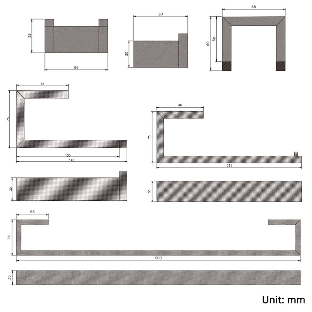 Juego de accesorios de baño, portarrollos de papel higiénico, soporte de toalla, barra de gancho de acero inoxidable, montado en la pared para dormitorio, cocina, Kit de Hardware de baño