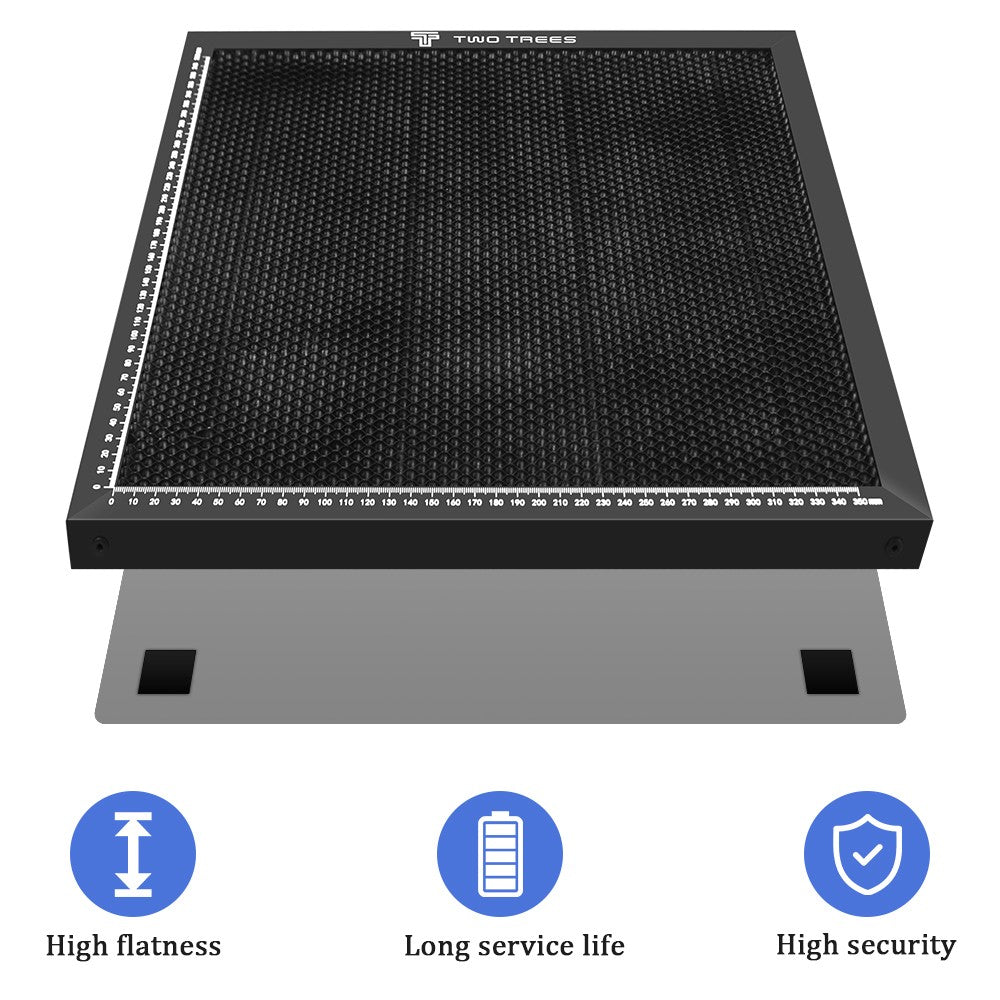 Mesa de Trabajo láser de nido de abeja para máquina cortadora de CO2/TT-5, grabador de 5S, corte de TTS-55, varios tamaños