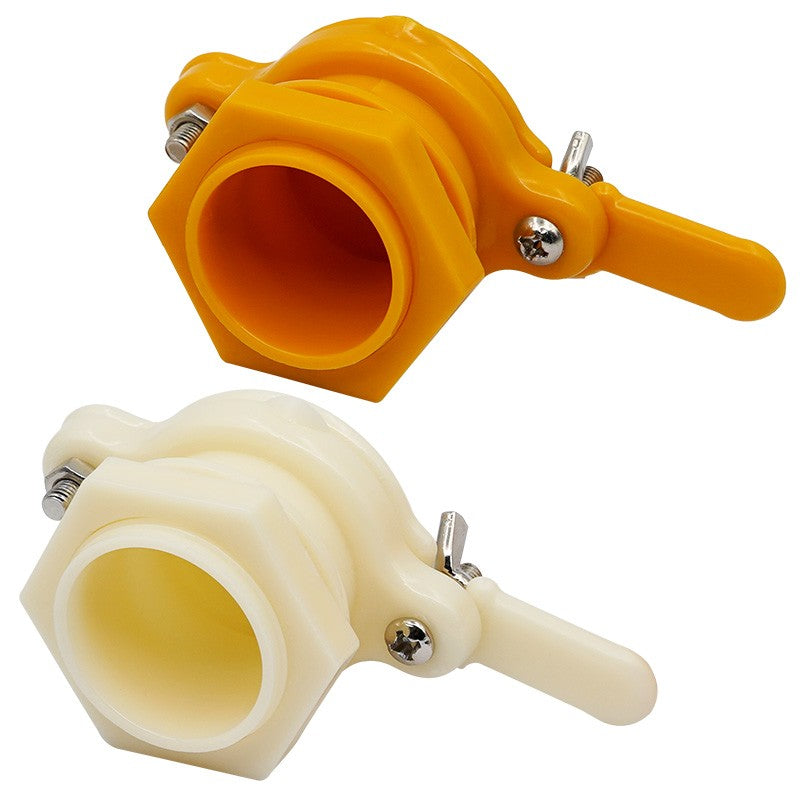 1 Uds. Válvula de miel de acero inoxidable/plástico, válvula de miel para Extractor de miel, equipo de suministros de apicultura