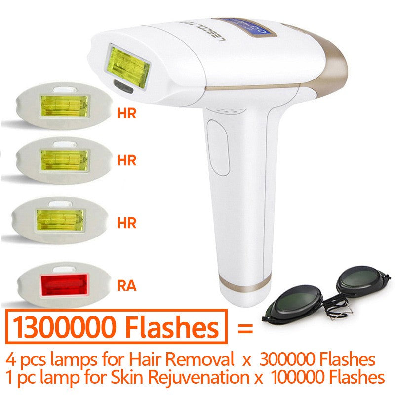 Lescolton 2in1 IPL depiladora cabello pantalla LCD máquina T009i láser permanente Bikini Trimmer eléctrico depilador un láser