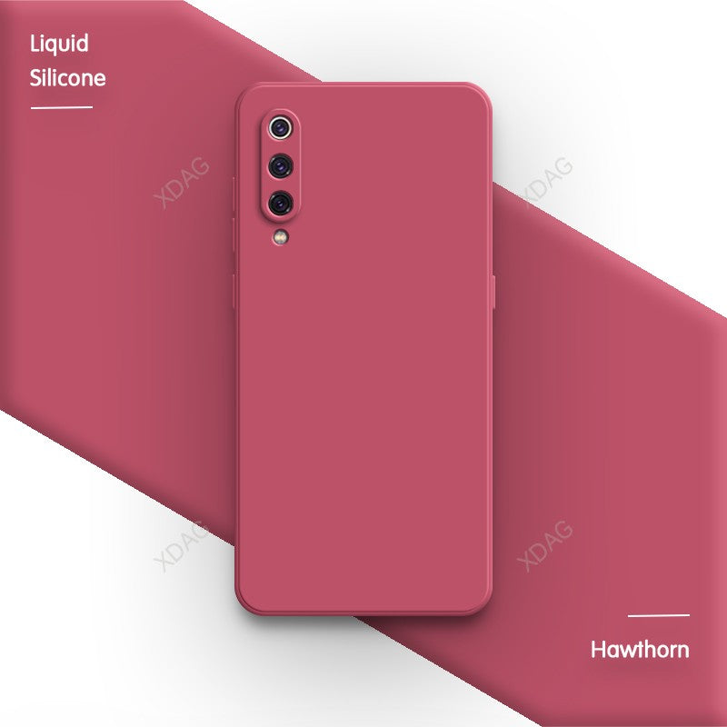 Funda básica de Color caramelo puro para Xiaomi Mi 9 Mi9 SE Pro Lite Explorer 9SE 9Pro 9Lite Funda trasera de silicona líquida cuadrada suave