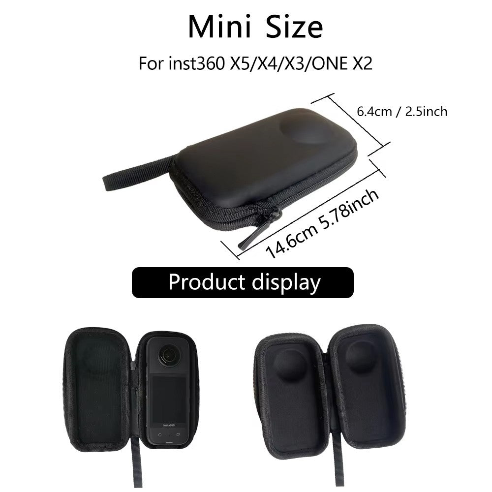 Bolsa de almacenamiento Estuche de transporte caja portátil para GoPro Hero 13 12 11 10 9 8 insta360 SJCAM AKASO DJI Osmo accesorios de Cámara de Acción