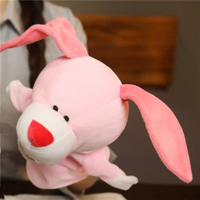 Juguetes de Peluche, Marionetas de Dedo, Muñecas Kawaii, Juguetes Educativos para Bebés, León, Elefante, Conejo, Mono, Regalo para Niños