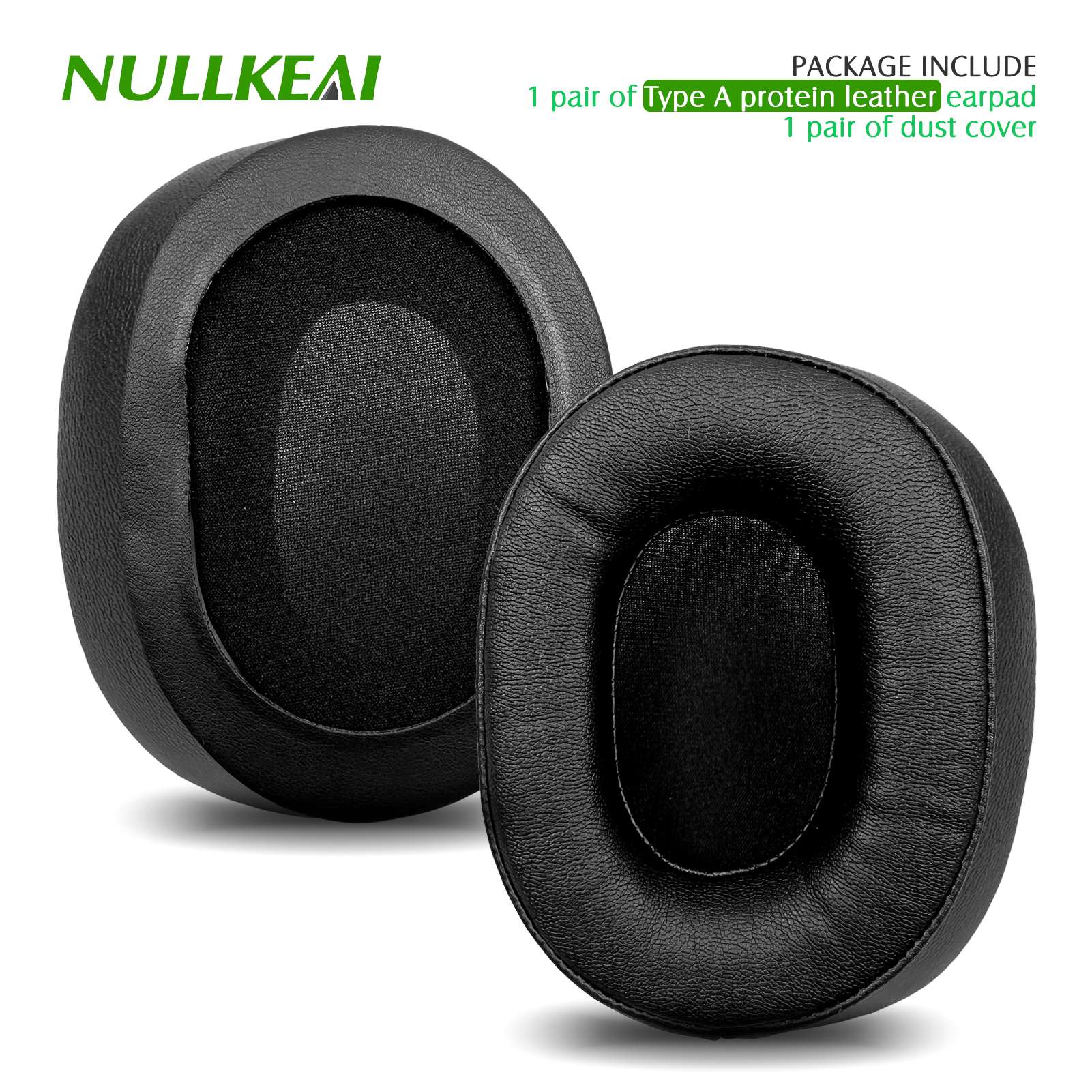 Nullkeai-almohadillas de repuesto para auriculares Anker Soundcore Life Q30 Q35 Q10 Q20, almohadillas de Gel refrescante, funda de malla, orejeras
