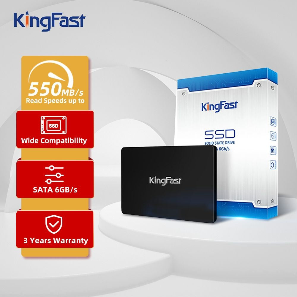 KingFast-disco duro HD para ordenador portátil y de escritorio, unidad de estado sólido Sata 3 de 1TB, 2TB, 512gb, 480gb, 256gb, 240 GB, 128gb, 120gb, 500gb, 2,5 gb