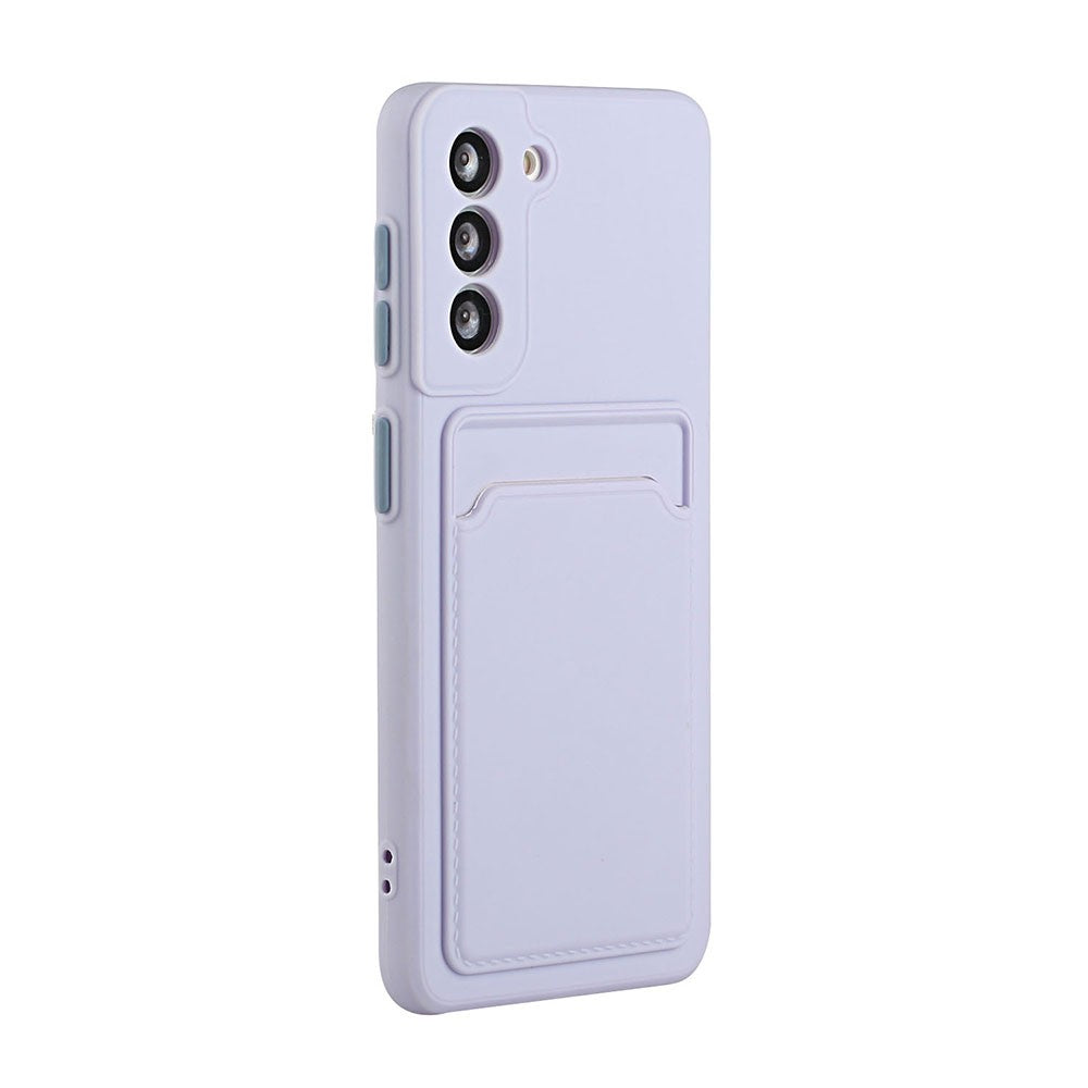 Funda de teléfono con soporte para bolsa con ranura para tarjetas para Samsung Galaxy S24 S23 S22 S21 S20 Plus FE Note 20 Ultra, funda suave a prueba de golpes