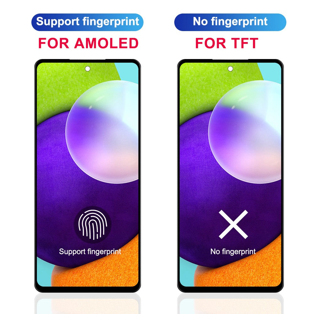 Pantalla AMOLED A52 5G para Samsung A526B SM-A526B/DS, SM-A5260 pantalla LCD reemplazo del ensamblaje del digitalizador de pantalla táctil