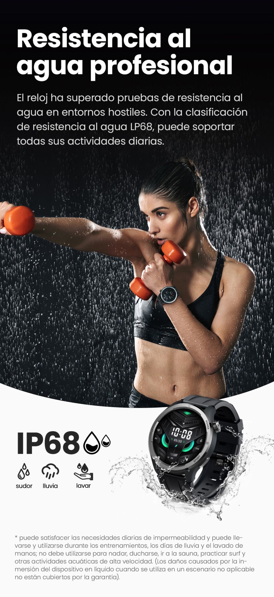 HAYLOU Solar Neo Reloj inteligente Pantalla HD de 1,53'' Llamada Bluetooth Monitoreo de salud 24 horas Relojes inteligentes Hombres Mujeres Relojes deportivos inteligentes