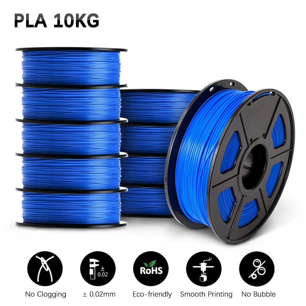 Filamento SUNLU 3D PLA/PLA PLUS de 10 kg (22 lb), 1.75 mm, Filamento para Impresora 3D, Ecológico y de Alta Resistencia