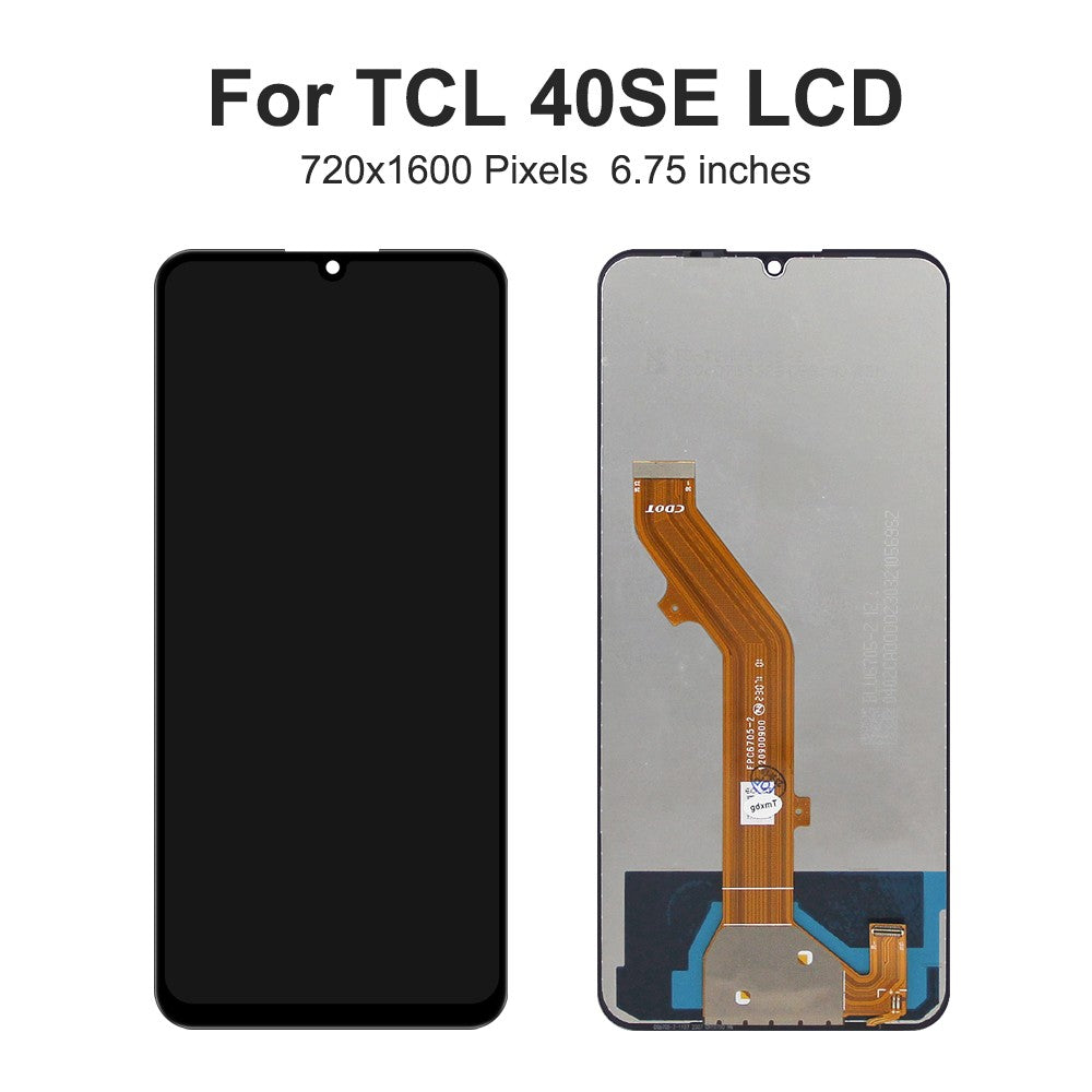 Pantalla LCD OEM de 6,75 pulgadas para TCL 40 SE, TCL 40SE T610 T610K T610P, montaje de digitalizador con pantalla táctil de repuesto