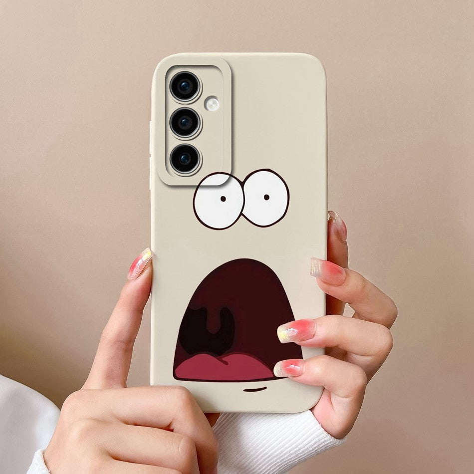 Funda para Samsung A35 A55 5G, funda trasera romántica, Protector de cámara de silicona líquida suave para Samsung A 35 A 55 Anti Choc Coque Capa
