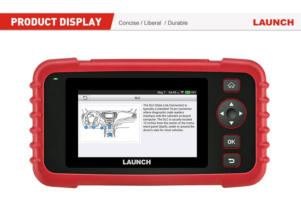 LAUNCH CRP123X V2.0 OBD2 escáner lector de código de coche herramientas de diagnóstico automotriz Autoscanner herramienta de escaneo automático DIY CRP123 VII +