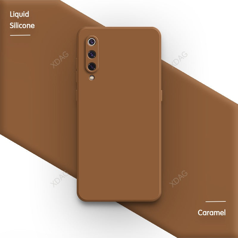Funda básica de Color caramelo puro para Xiaomi Mi 9 Mi9 SE Pro Lite Explorer 9SE 9Pro 9Lite Funda trasera de silicona líquida cuadrada suave