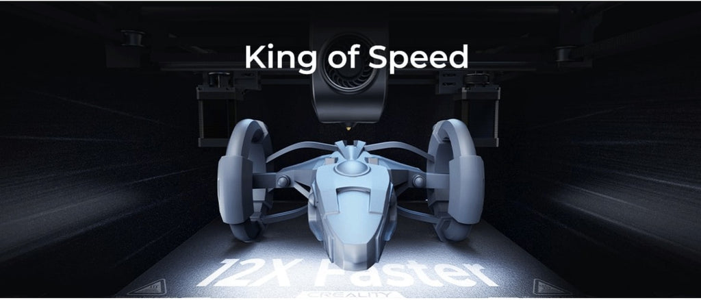 Creality-impresora 3D k1/K1MAX /K1C, extrusora de accionamiento directo de doble engranaje, velocidad de impresión Hotend de flujo máximo de 32mm, 600 MM/S