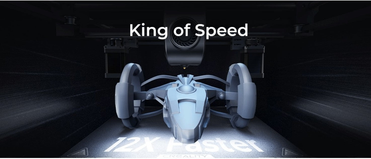 Creality-impresora 3D k1/K1MAX /K1C, extrusora de accionamiento directo de doble engranaje, velocidad de impresión Hotend de flujo máximo de 32mm, 600 MM/S