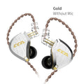 CCA C12 5BA + 1DD auriculares internos híbridos, Unidad de 12 controladores, Monitor de DJ HIFI, auriculares con cancelación de ruido, PC con cable para jugadores