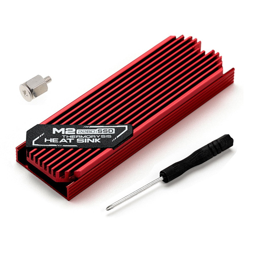 Disipador de calor M.2 SSD NVMe M2 2280 SSD Disco Duro disipador de calor de aluminio con almohadilla térmica para ssd m2 Escritorio PC Junta térmica nvme heatsink