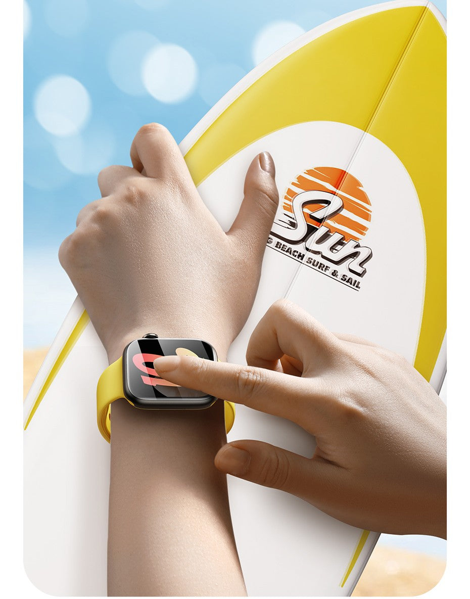 Baseus 2 uds Nano Protector de pantalla para Apple Watch 8 7 6 SE SE2 5 4 hidrogel suave 40/41/44/45mm película protectora de cobertura completa