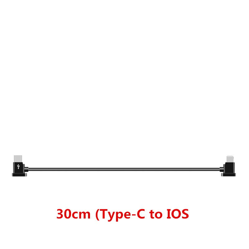 Cable de datos de Control remoto para Dron DJI Mini 3 Pro /Mavic 3/Mini 2 /Mavic Air 2/Air 2S, Cable de datos de Control remoto de RC-N1, IOS, Android, Micro tipo C
