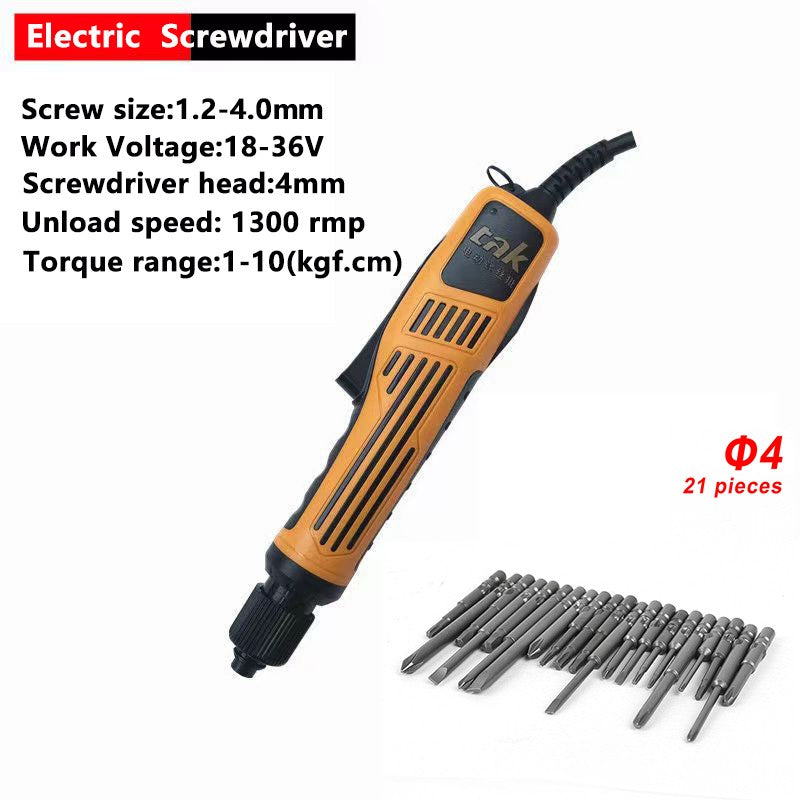 Juego de herramientas eléctricas de 18-36V, destornillador industrial, destornillador semiautomático, Motor de cobre ajustable de torsión apto para puntas de tornillo de 1,2-6mm