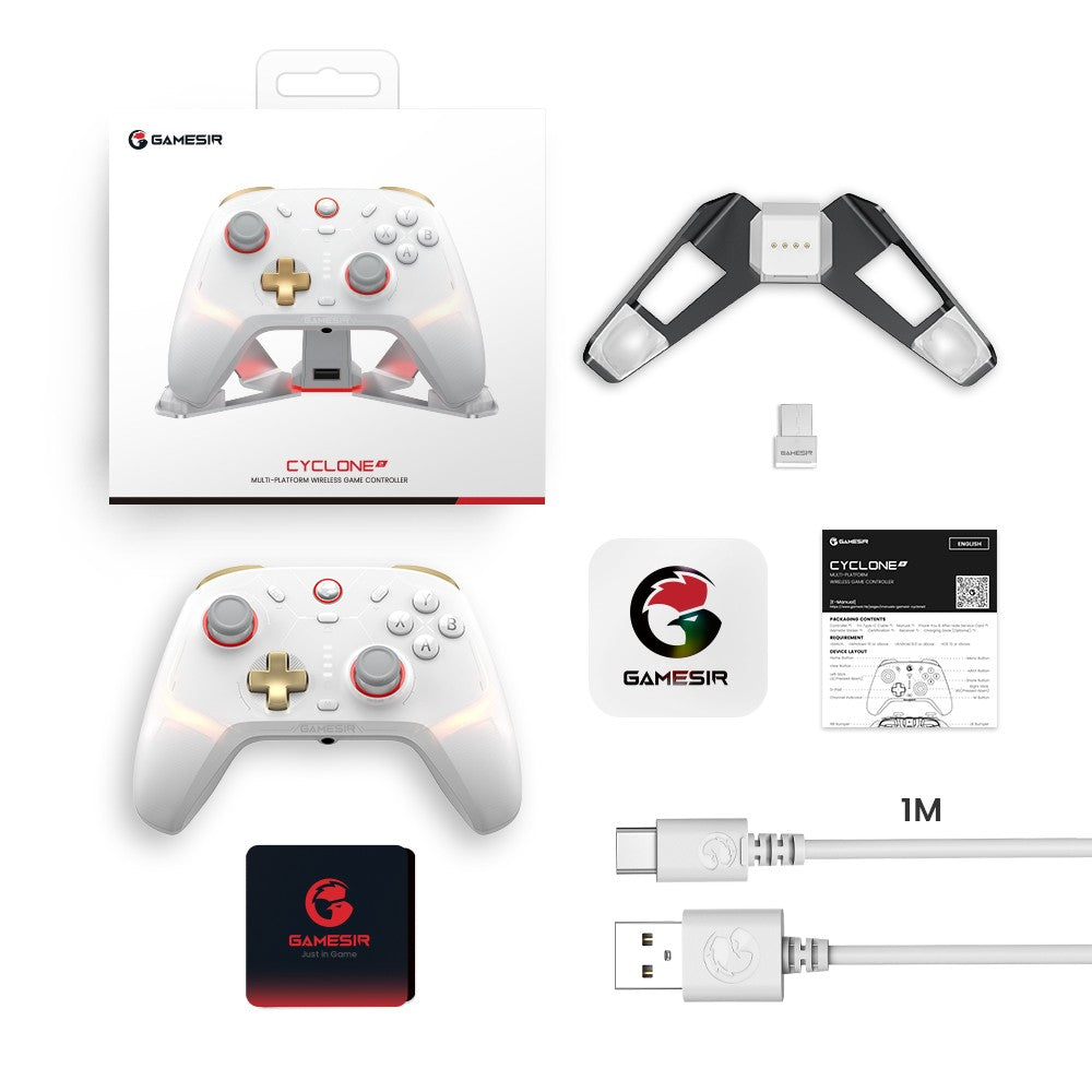 GameSir Cyclone 2 Bluetooth Gamepad controlador de juegos inalámbrico para Nintendo Switch 2 Arcade iPhone Android teléfono PC Joystick