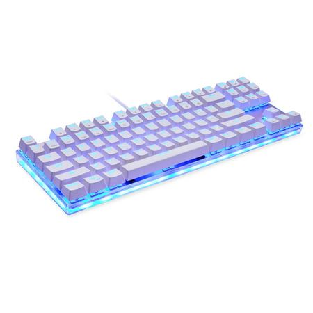 Teclado Mecánico RGB 87 Teclas Switch Azul