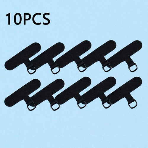 10/5 Uds. Accesorio de cordón transparente para teléfono móvil junta de Clip pestañas de sujeción flexibles parche de correa colgante antipérdida Universal para teléfono móvil