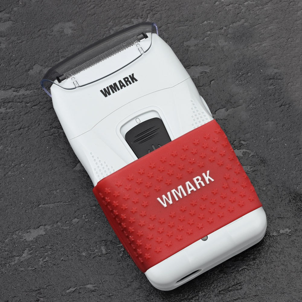 WMARK-afeitadora de barbero NG-987, máquina de afeitar eléctrica con USB, con cabezal de aceite, color blanco