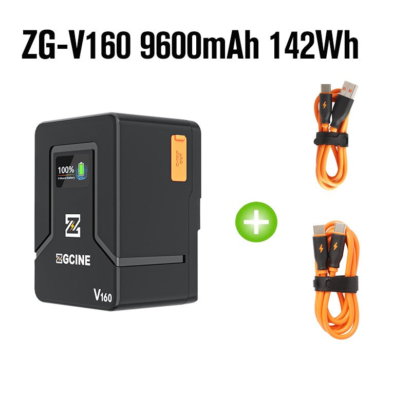 (DO Brasil) Batería de litio V-Lock ZGCINE ZG-S200 V99 con montura V para videocámaras/dispositivos digitales/luces de video/monitores