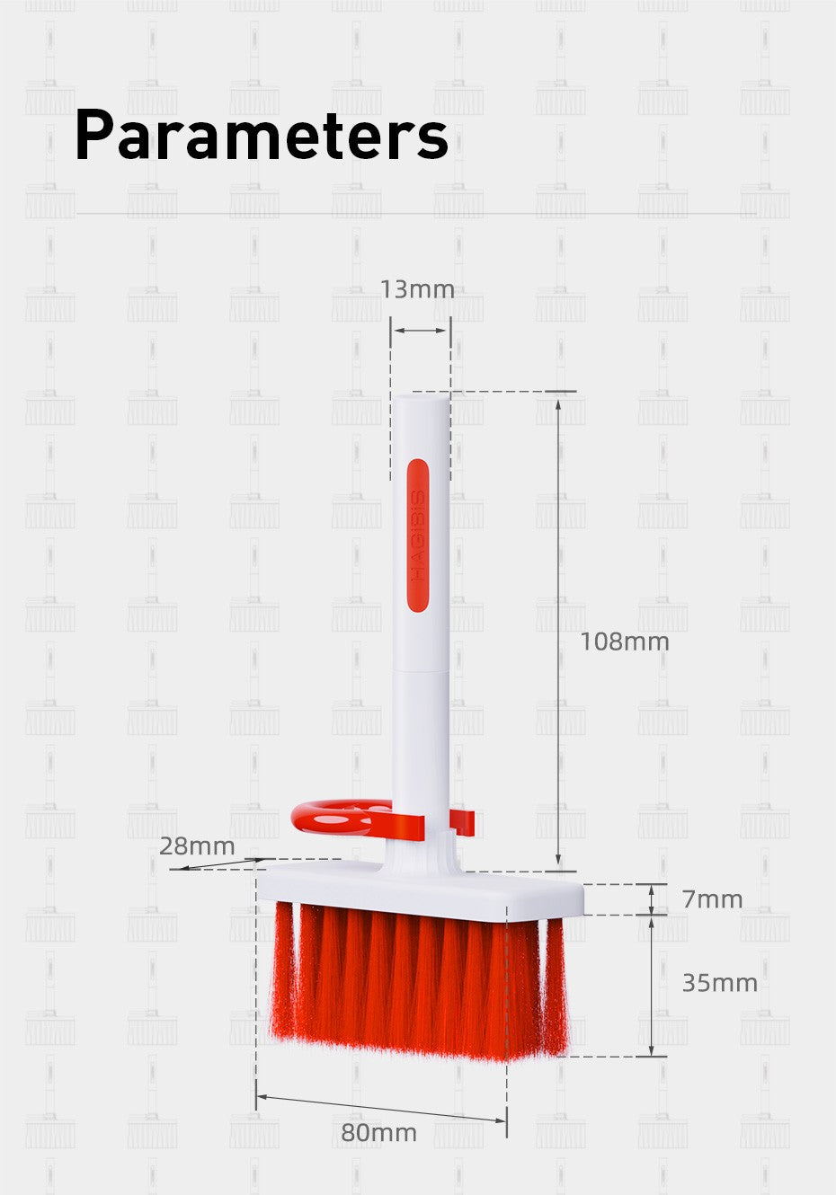 Hagibis-cepillo de limpieza de teclado, herramientas de limpieza de auriculares de ordenador, limpiador de teclado, kit extractor de teclas para PC Airpods Pro 1 2