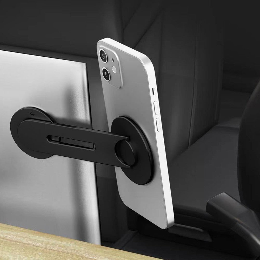 Soporte magnético de teléfono para Magsafe iPhone14 13 12 Pro Max, soporte para teléfono portátil, soporte para teléfono con tapa continua, soporte lateral para pantalla de Monitor magnético