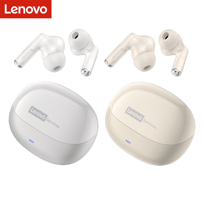 Auriculares Inalámbricos Lenovo LE257 con Bluetooth 6.0, Sonido HiFi, Cancelación de Ruido ENC, Auriculares TWS para Juegos y Deportes con Micrófono