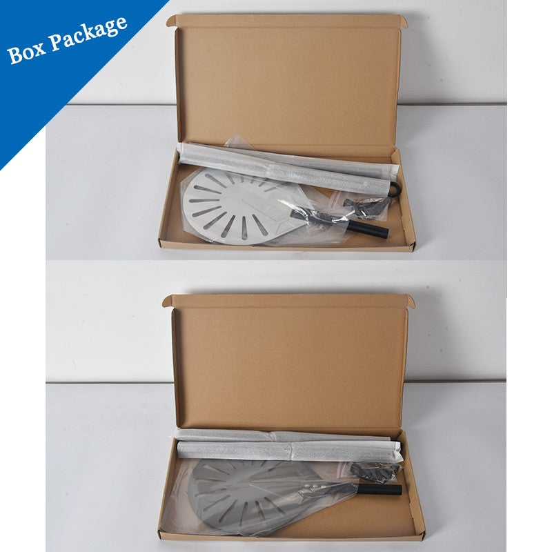 PizzAtHome-turpensador de Pizza perforado, 9 pulgadas, mango de aleación de aluminio, pala para Pizza, herramientas para Pizza, accesorios para horno