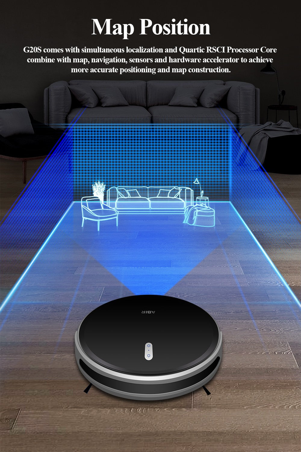 Robot Limpiacristales ABIR WD10, Sistema de Doble Rodillo, Pulverización de Agua en 6 Direcciones, Succión de 10000 Pa, Chip IA, Limpieza Inteligente de Vidrios de Paredes