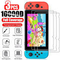 Vidrio templado para Nintendo Switch, película protectora de pantalla OLED para Switch Lite, 1/2/3 piezas, 3 unidades