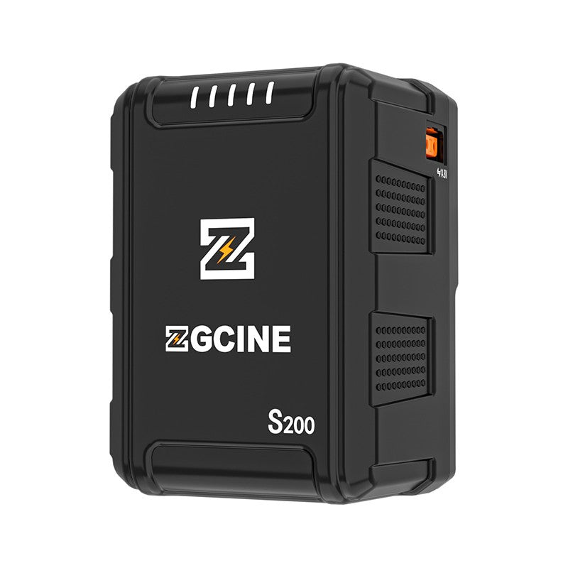 (DO Brasil) Batería de litio V-Lock ZGCINE ZG-S200 V99 con montura V para videocámaras/dispositivos digitales/luces de video/monitores