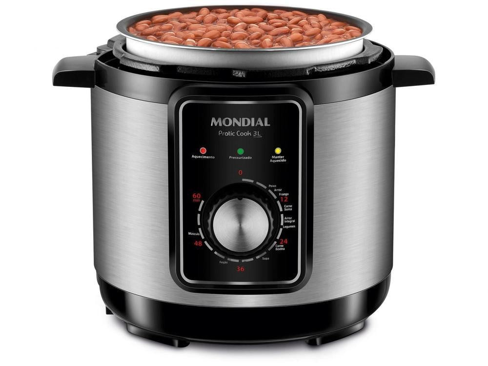 Olla a Presión Eléctrica Mondial de 3L, 700W - 127V