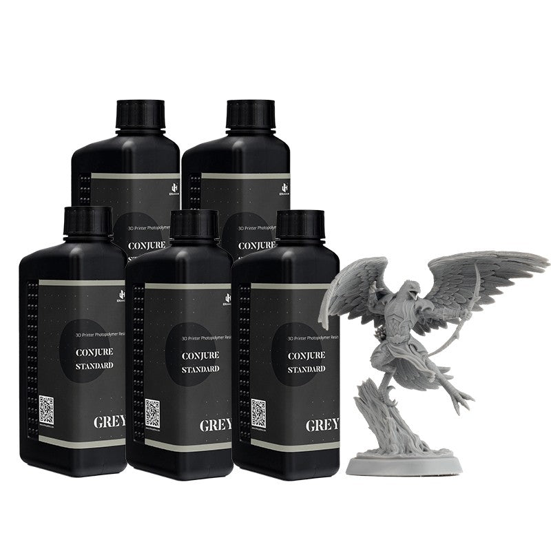 Resina estándar Conjure, resina de impresión 3D UV de 405nm, resina fotopolímero de impresión fácil para impresora 3D Anycubic Photon/Mars LCD DLP