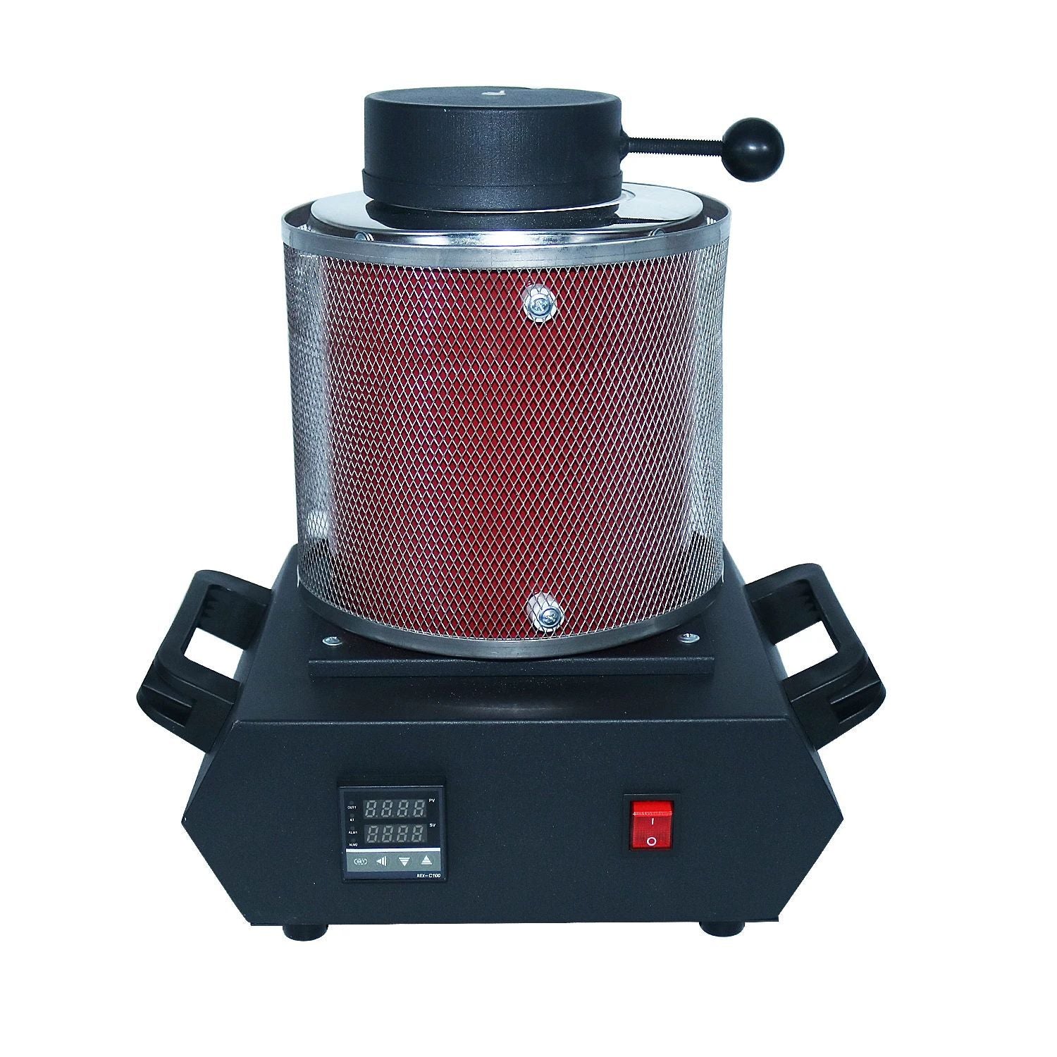 NIUPIKA-horno Digital de fusión de oro, 3KG, capacidad de calefacción, 2100W, fundición, refinación, herramienta de joyería de plata y metales preciosos