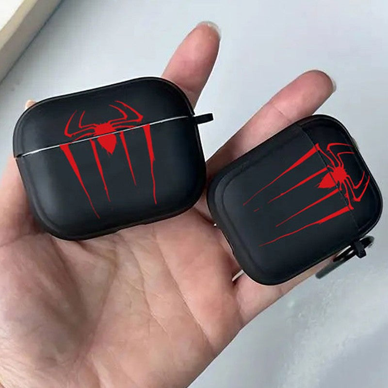 Funda transparente para Airpods negra con estilo, funda para Airpods 4, 2, 3 Pro, 2 generación, funda para Airpod Pro, regalo para auriculares de novio