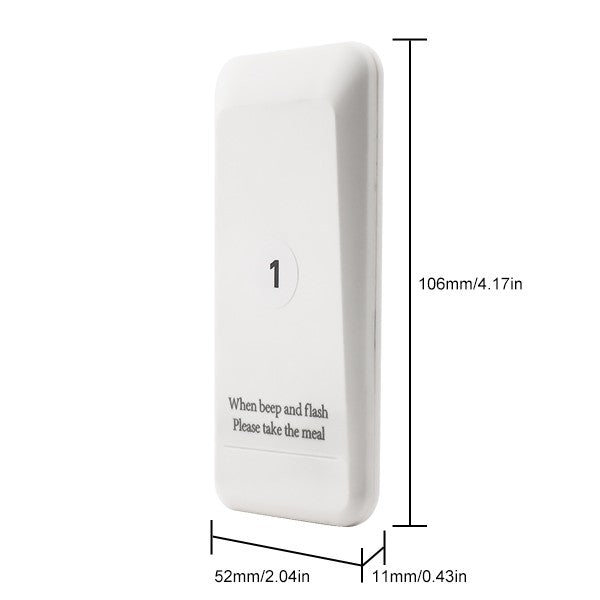 RETEKESS TD157 Sistema de Llamada Inalámbrico para Restaurantes, Localizadores de Mesa, Receptores de Señal Sonora para Food Trucks, Restaurantes de Comida Rápida, Cafeterías y Bares