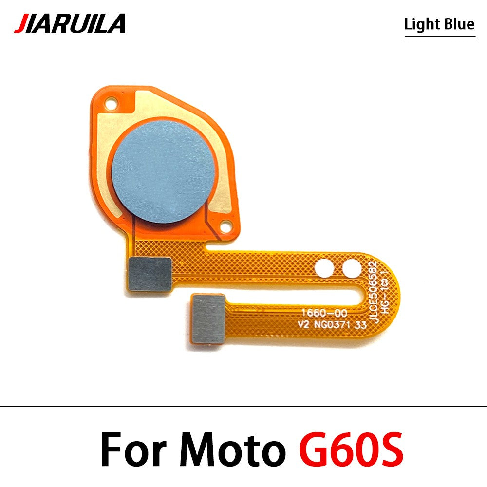 Botón de inicio, Sensor de identificación táctil de huellas dactilares, cinta de Cable flexible, piezas de repuesto para Moto G22 G31 G51 5G G60S G71