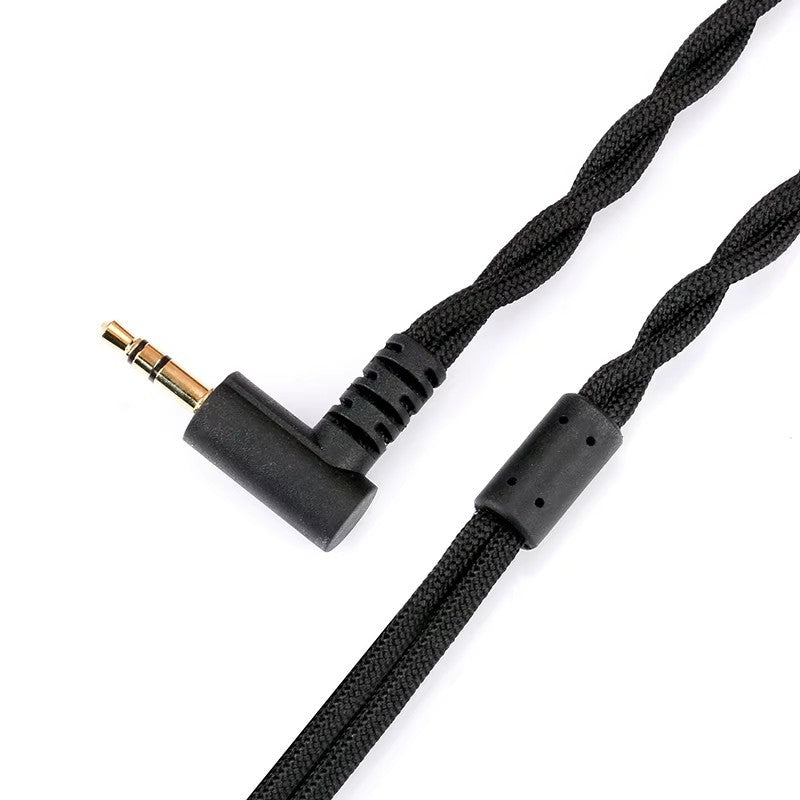 Koceta 3,5mm a doble 3,5mm OFC Cable de auriculares en la oreja Cable de repuesto de actualización para auriculares para HE400Se HE400I HE560 HE350