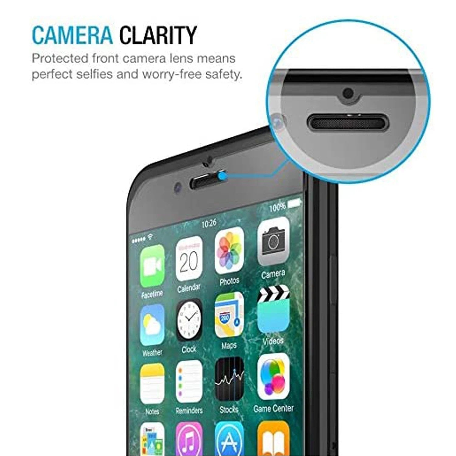 5 piezas de vidrio templado premium para iPhone 7 8 6 6s más protector de pantalla para SE 2020 2022