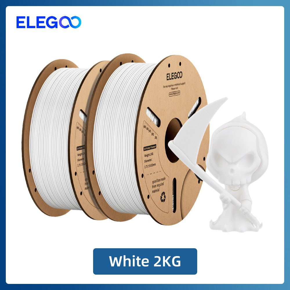 ELEGOO 1kg 1,75mm filamento PLA plástico 3D PLA para impresora 3D Material consumible para impresora 3D NEPTUNE 3 PRO FDM